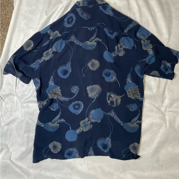 Axist Mens 100‎ percent silk shirt LG - Picture 4 of 5